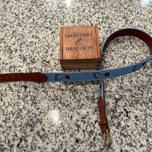 Smathers & Branson UNC Tarheels size 38 belt Never Worn